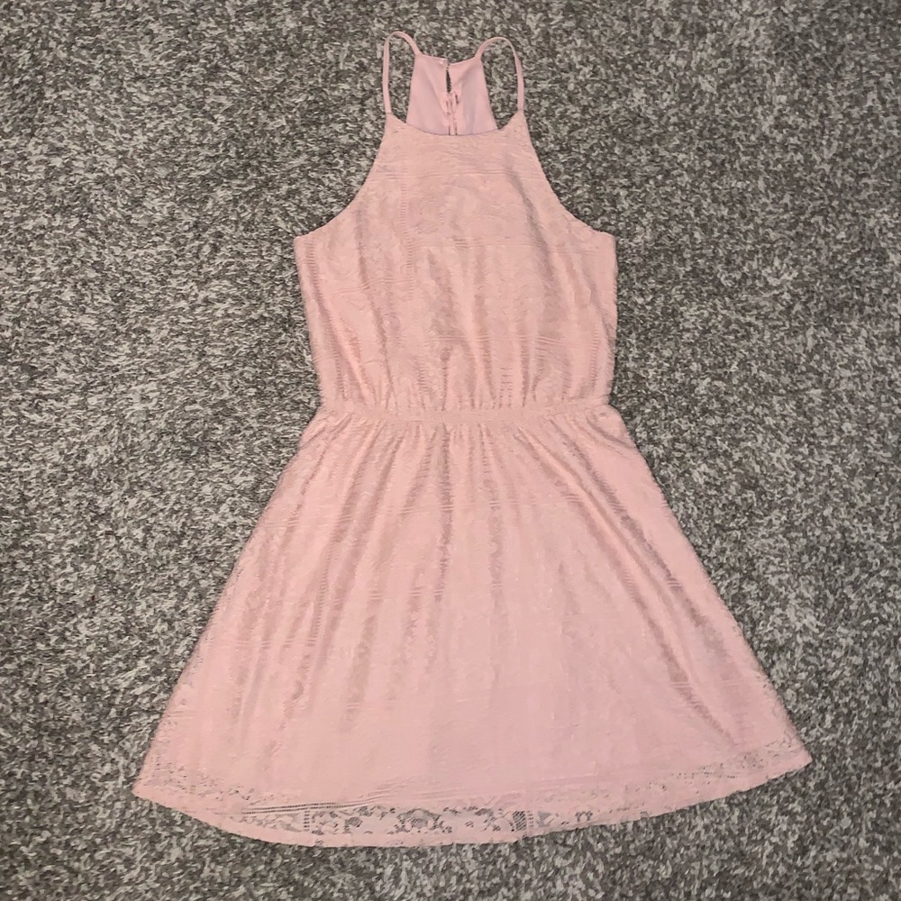Light Pink Lace Dress